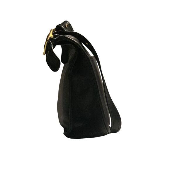 VINTAGE COACH l Black Classic Legacy Zip Shoulder Crossbody Handbag Purse 90s - Picture 6 of 16